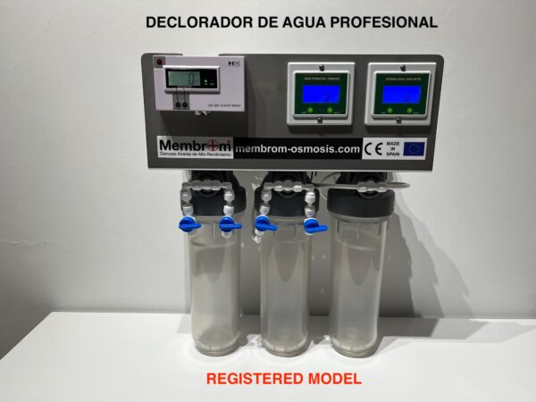 Declorador de agua profesional por adsorción anti-bacterias MEMBROM® modelo AD-PR-NX-AB10