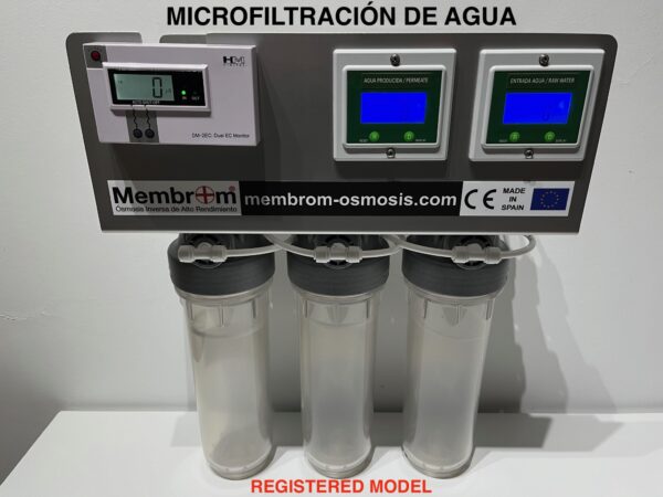 SISTEMA DE MICRO-FILTRACIÓN PROFESIONAL DE AGUA MEMBROM® MODELO MF-PR-NX-AB10