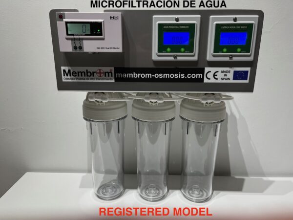 SISTEMA DE MICRO-FILTRACIÓN DE AGUA PROFESIONAL MEMBROM® MODELO MF-AR-NX-AR10